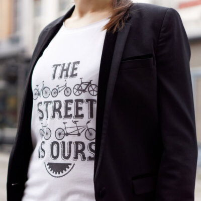 Cycling Quote Tee Shirt Made In France For Women And Men Lady Harberton